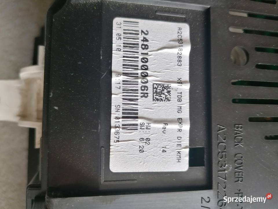 Licznik Renault Laguna 3 248100006R