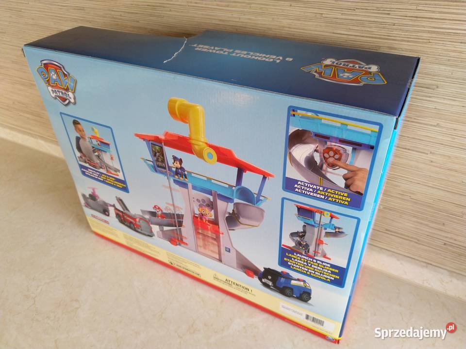 NAJTANIEJ Baza Psi Patrol Paw Patrol Wieża 3 3 lata+ Zabrze