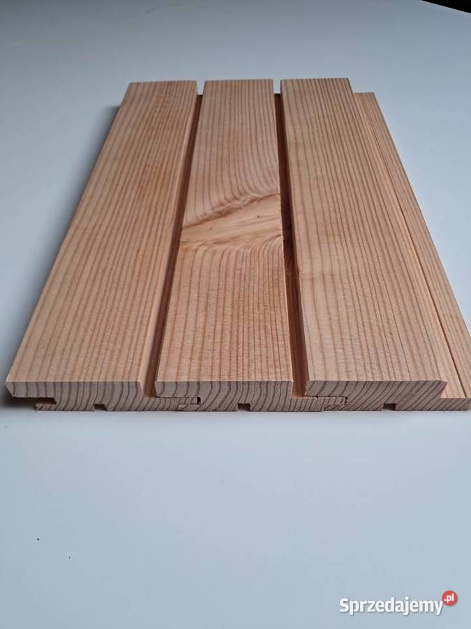 Elewacja drewniana 3D modrzewiowa modrzew Biskupice