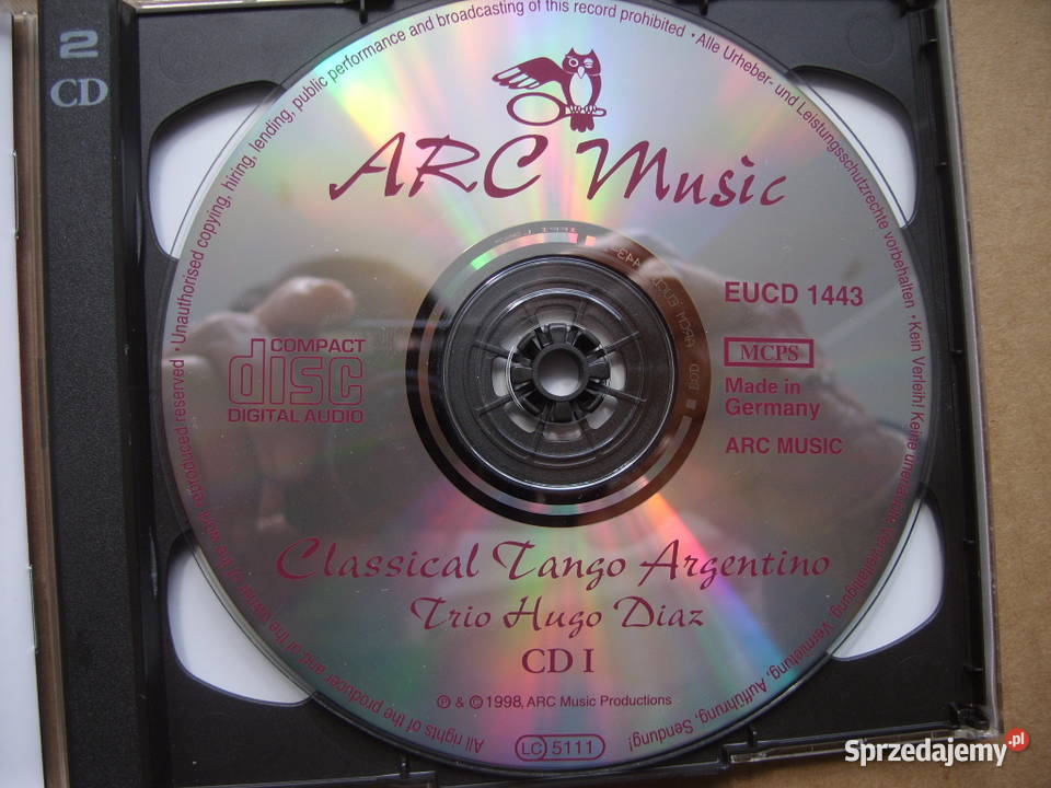 Płyta CD Dance CLASSICAL TANGO ARGENTINO 2 CD Wołów