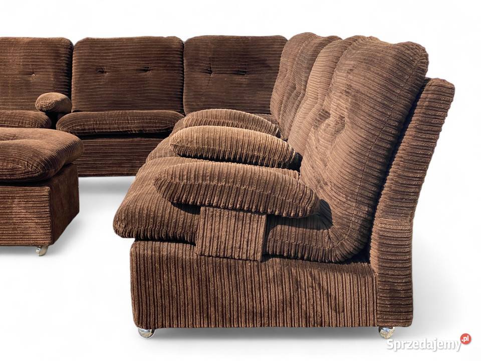 Modułowy narożnik wypoczynkowy vintage lata 70 zachodniopomorskie Gryfice