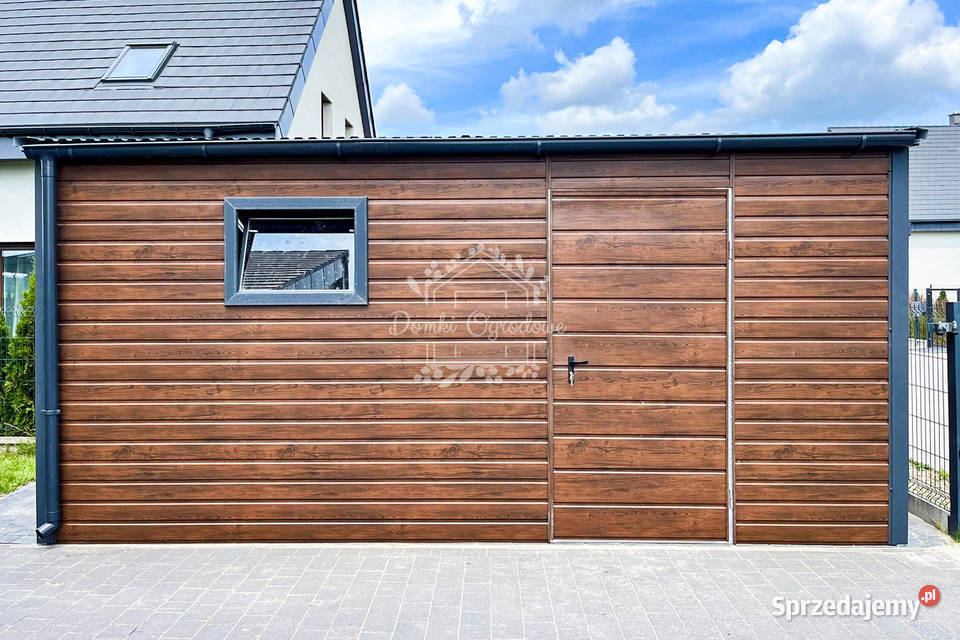 Schowek Domek Ogrodowy 45x2m Ciemny orzech RYNNY