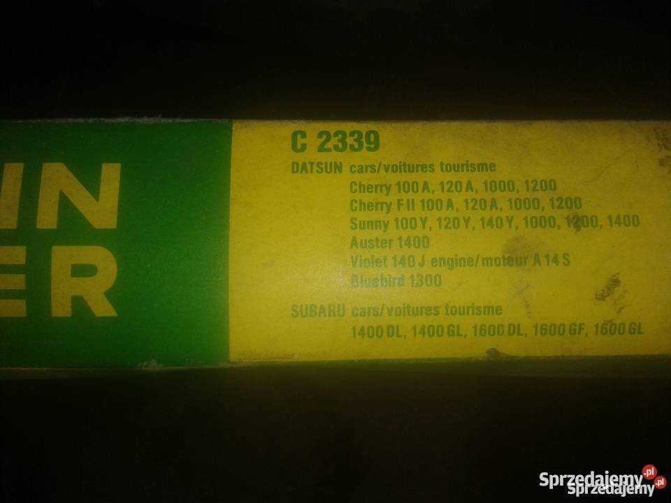 Filtr powietrza MANNFILTER C 2339 NowyDaihatsu sprzedam