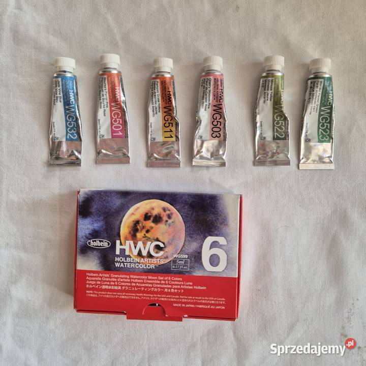 HOLBEIN 12 farb granulujących w tubach Brzesko