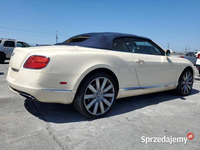 BENTLEY CONTINENTAL GTC produkcji 2012 z USA Warszawa