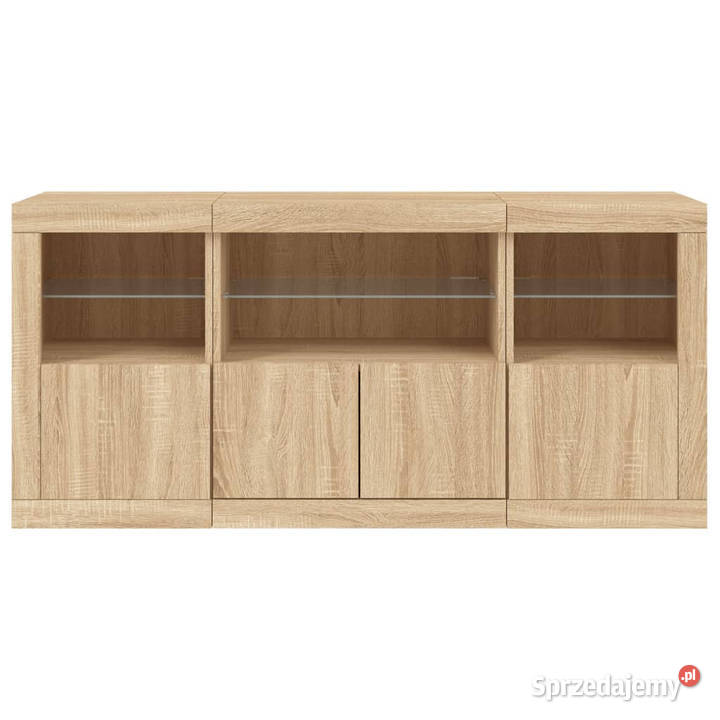 Szafka z oświetleniem LED dąb sonoma 1425x37x67 mazowieckie sprzedam