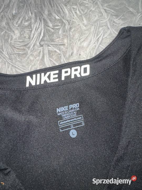 Sportowa koszulka damska Nike Pro DriFit czarna Warszawa