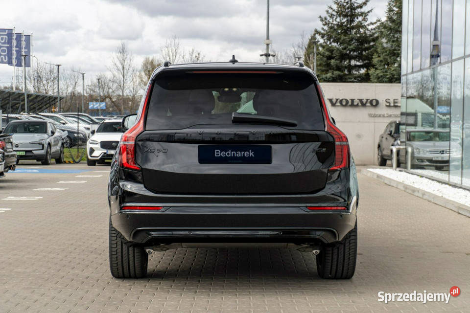Volvo XC 90 Ultra BLACKEDITION B5 AWD MildHybrid asystent pasa ruchu Łódź