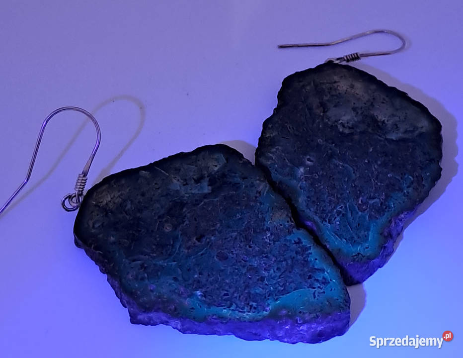 Kolczyki z BURSZTYNU bursztyn plaster cytryna z