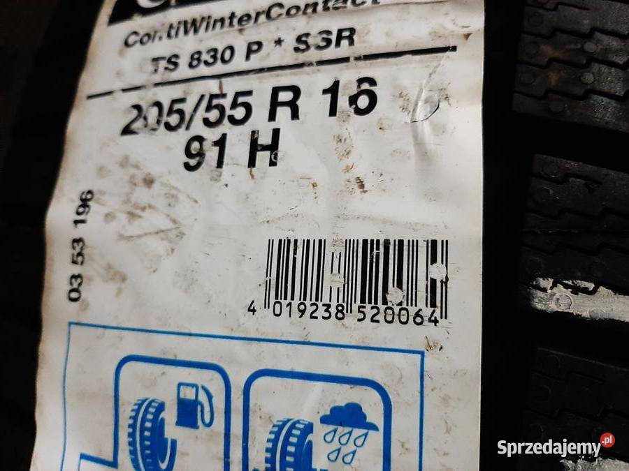 2x Opona NIEUŻYWANA ZIMOWA 20555R16 CONTINENTAL podlaskie Zaścianki