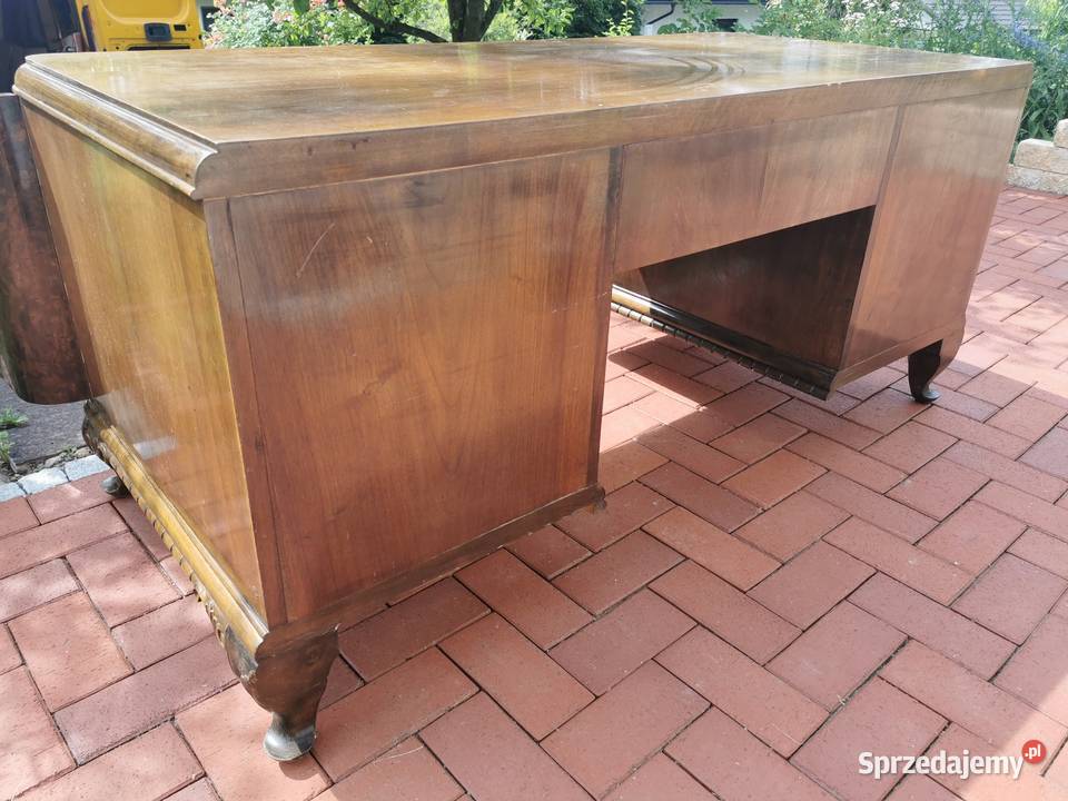 Komplet mebli gabinetowych z 1930 roku biurko