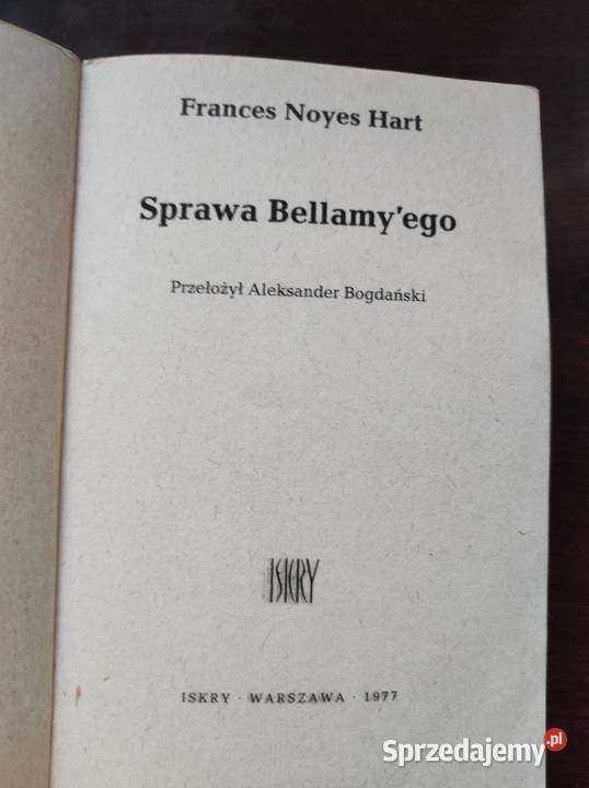 Frances Noyes Hart Sprawa Bellamyego 1977 The Kielce