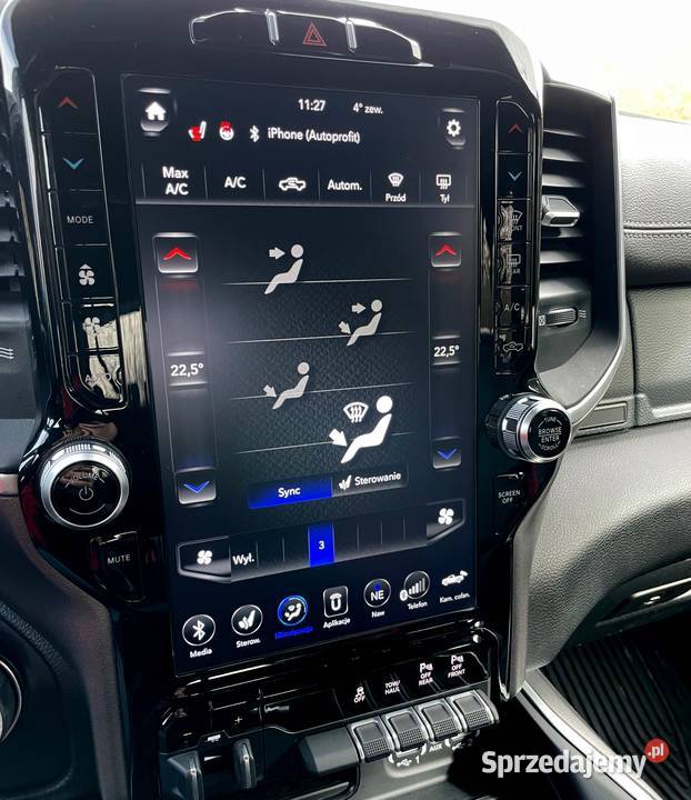 Dodge RAM 1500 57 HEMI eTorque AWD Bighorn czujnik parkowania mazowieckie Warszawa