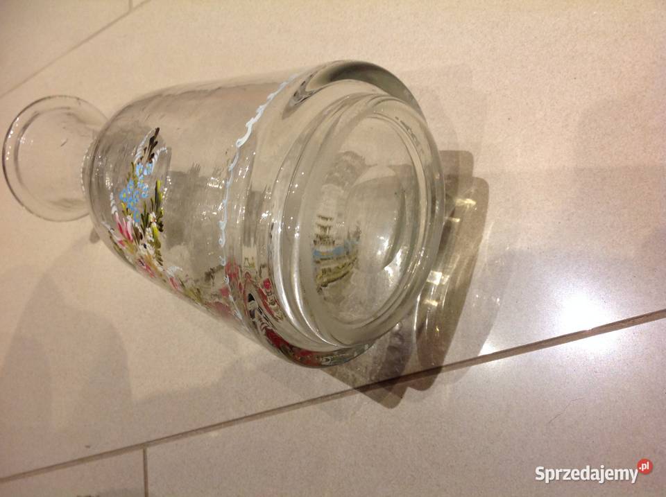 Stara Karafka Dzbanek BIEDERMEIER Nowa Sól