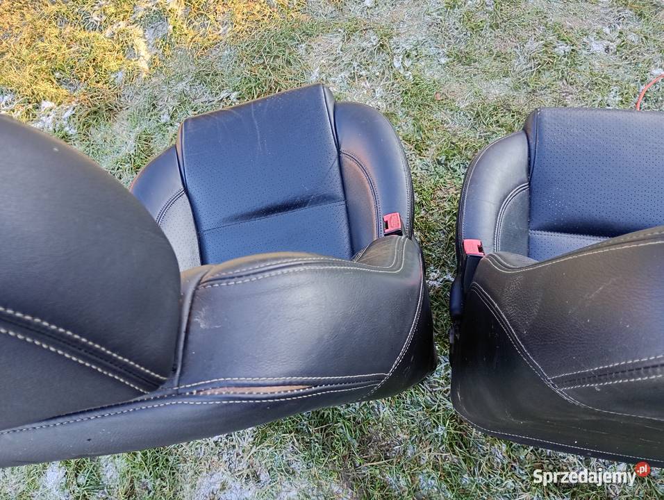 Fiat barchetta fotele czarne skóra Kłodzko sprzedam
