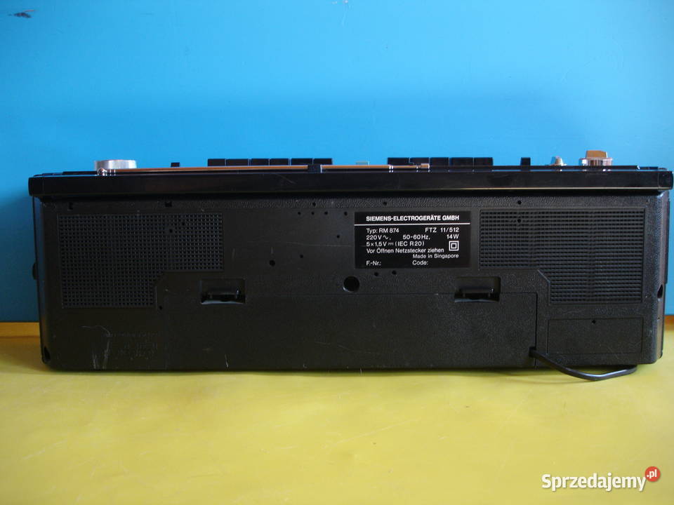 Radiomagnetofon SIEMENS CLUB RM874 Zielona Góra sprzedam