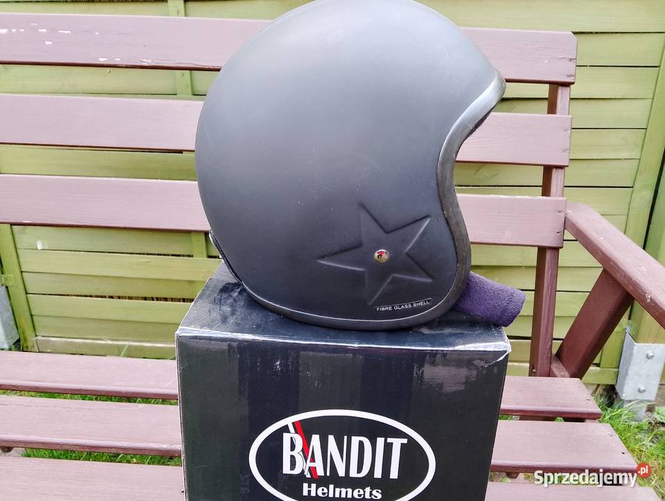 Kask Otwarty Jet Bandit SKY III Dull Black L z Bartoszyce