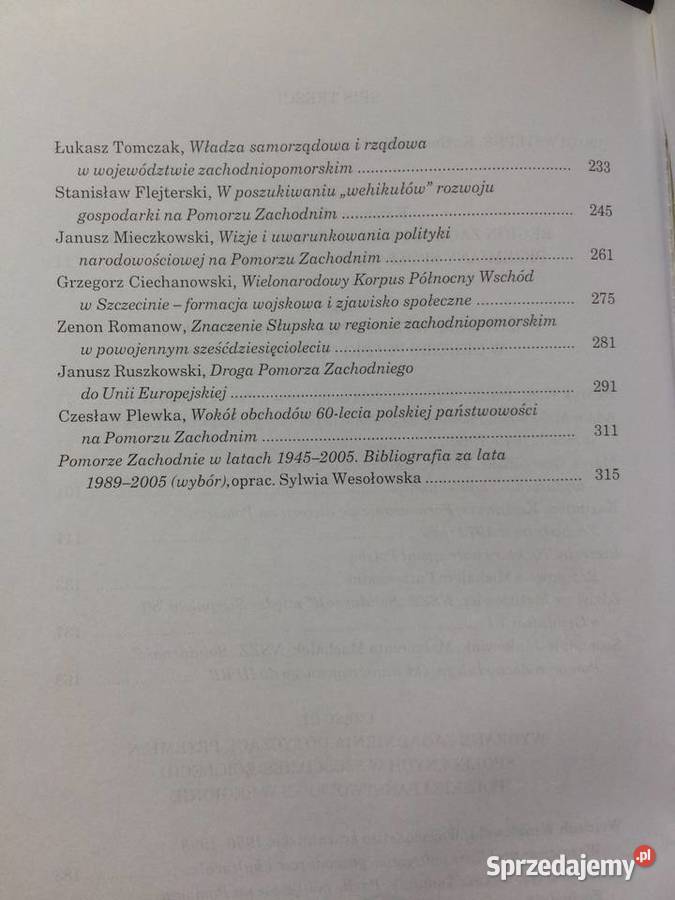 3600 Pomorze Zachodnie W Latach 1945 2005 Szczecin sprzedam