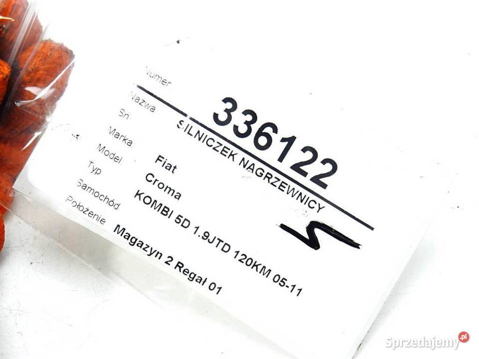 SILNICZEK NAGRZEWNICY FIAT 985100V CROMA Silniki