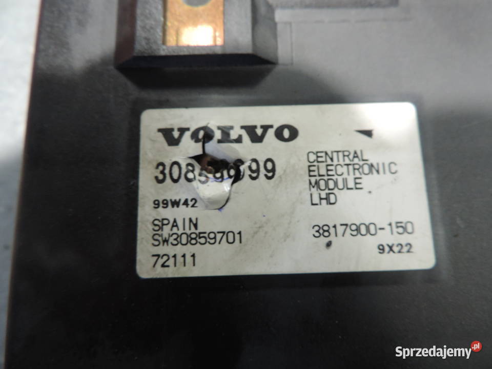 MODUŁ KOMFORTU ŚWIATEŁ VOLVO V40 S40 I 30859699 Nowy Sącz