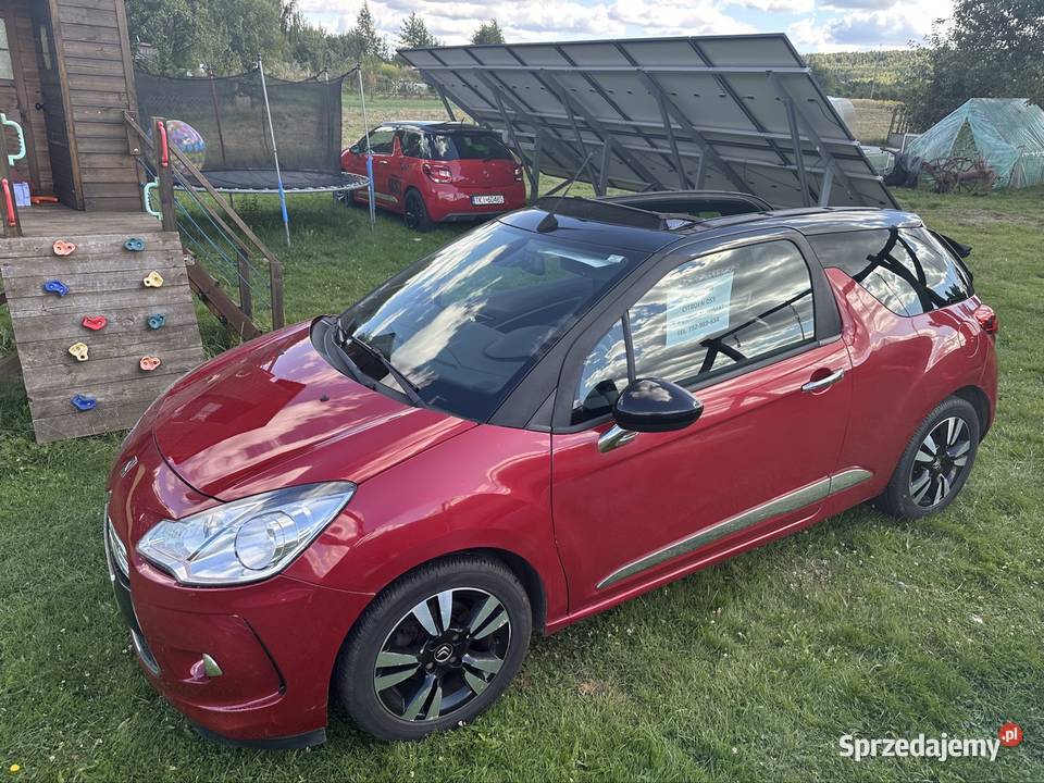 Cabrio Citroen DS DS3 16 eHDI a automat piękny świętokrzyskie Brzezinki
