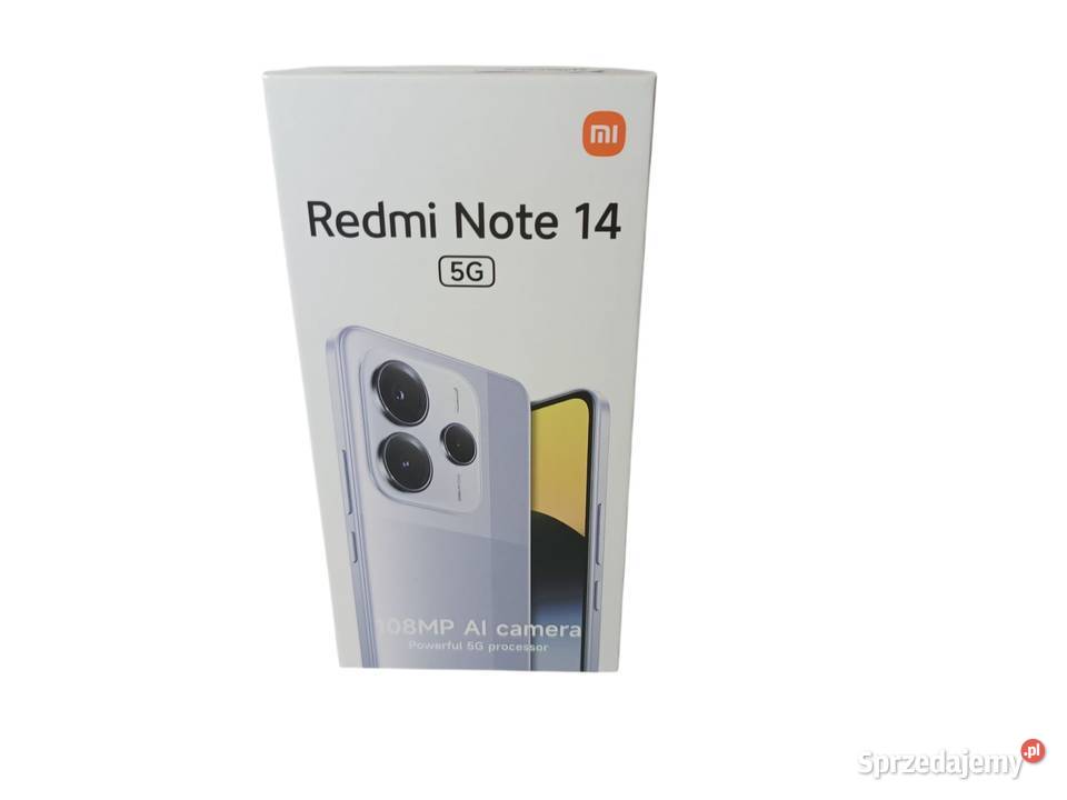 Smartfon Redmi Note 14 8256GB śląskie Katowice sprzedam