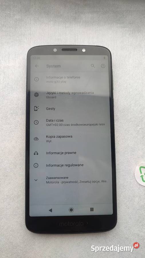Sprzedam telefon smartfon Motorola Moto g6 play Morąg sprzedam