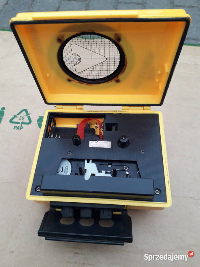 Vintage oryginalny walkman odtwarzacz kaset stan Magnetofony