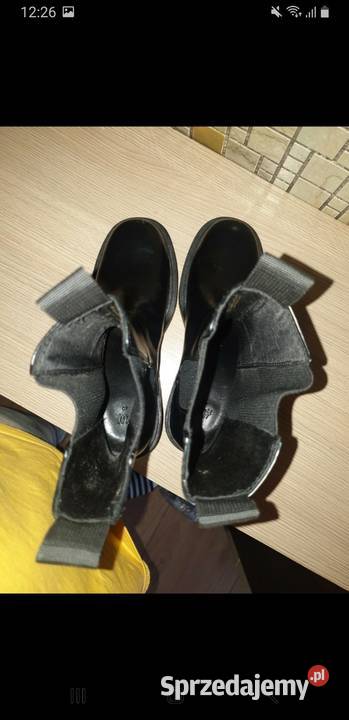 Buty botki sztyblety damskie nowe r40 26cm Chojnice