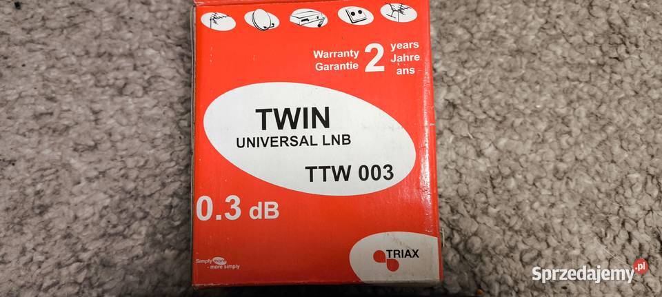 Konwerter Triax Universal Twin TTW 003 03dB Gliwice
