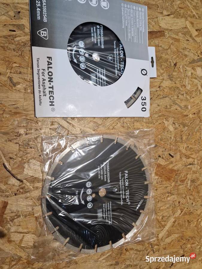 Tarcza diamentowa do asfaltu FalonTech 350x254 m wielkopolskie