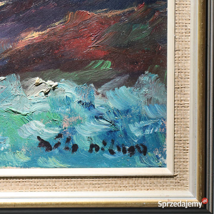 ARTexpert Obraz olejny na płótnie unikalne Dobrzany