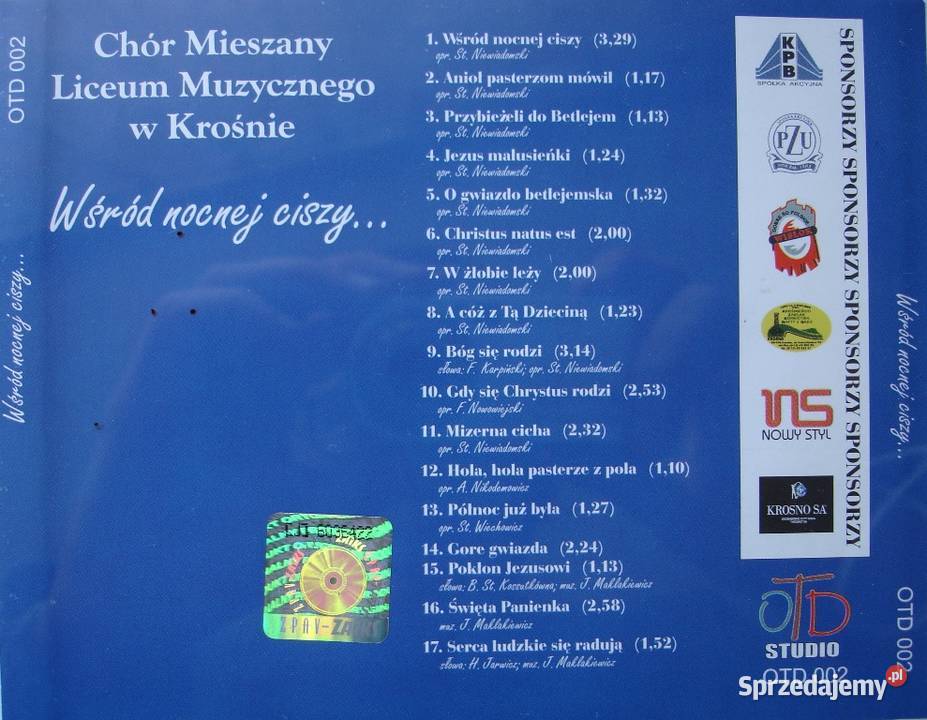 CHÓR MIESZANY LICEUM MUZYCZNEGO W KROŚNIE KOLĘDY Zbylitowska Góra
