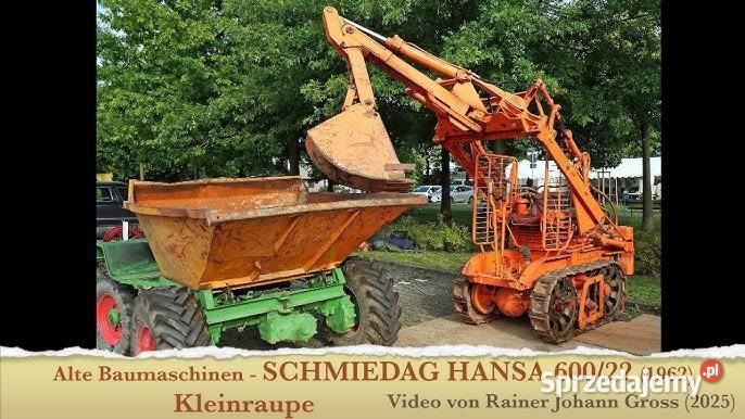 MiniKoparka Ładowarka z łycha Rok produkcji 1969 Sicienko
