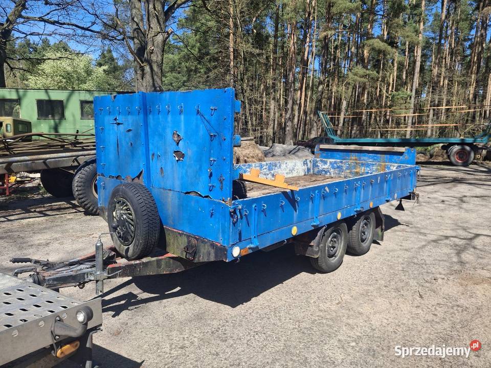 Przyczepa Hapert 400x180 Alu burty 2000 dmc Krosno Odrzańskie