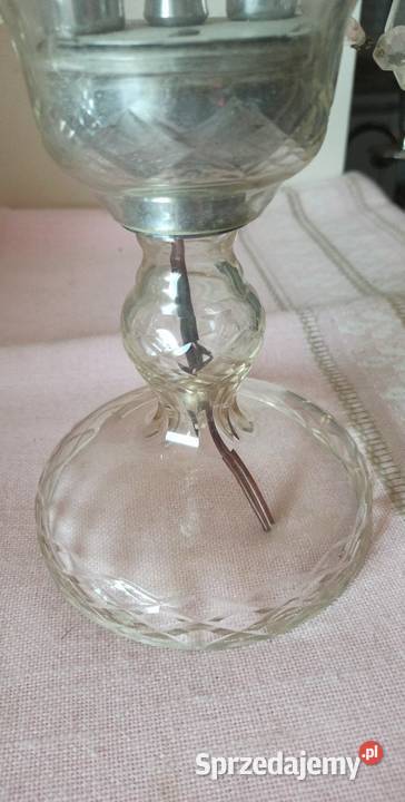 Lampa kryształowa Cristal z Genui Porcelana i szkło Gdańsk