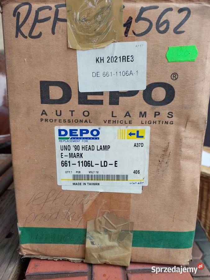 REFLEKTOR LAMPA FIAT UNO DEF94562 osobowe małopolskie