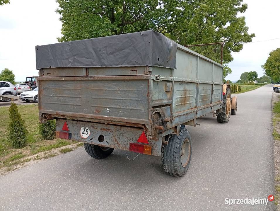 Przyczepa Rozrzutnik 5ton Warfarma nowe opony Agromasz Gołcza