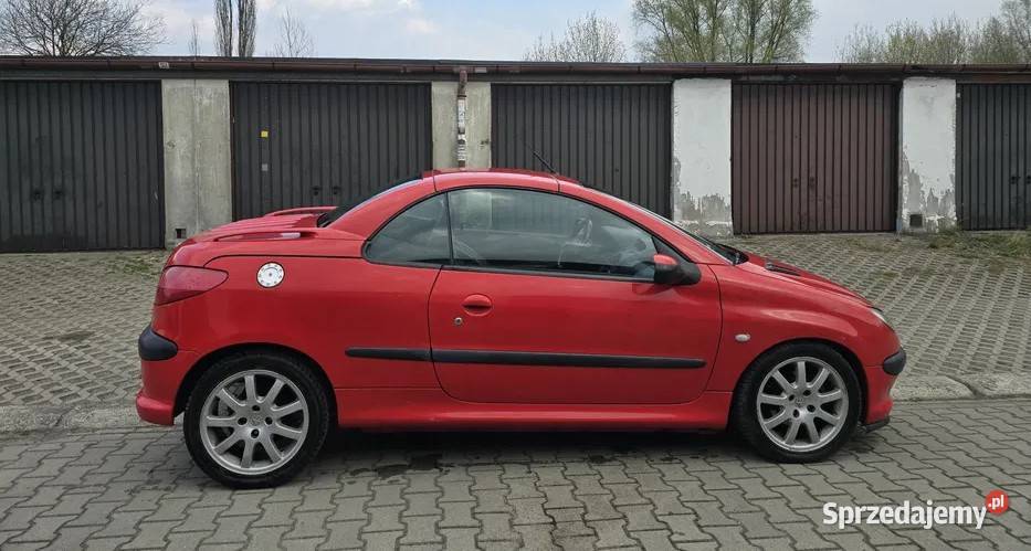Peugeot 206 CC 16 Automat Skóra Grzane Fotele śląskie