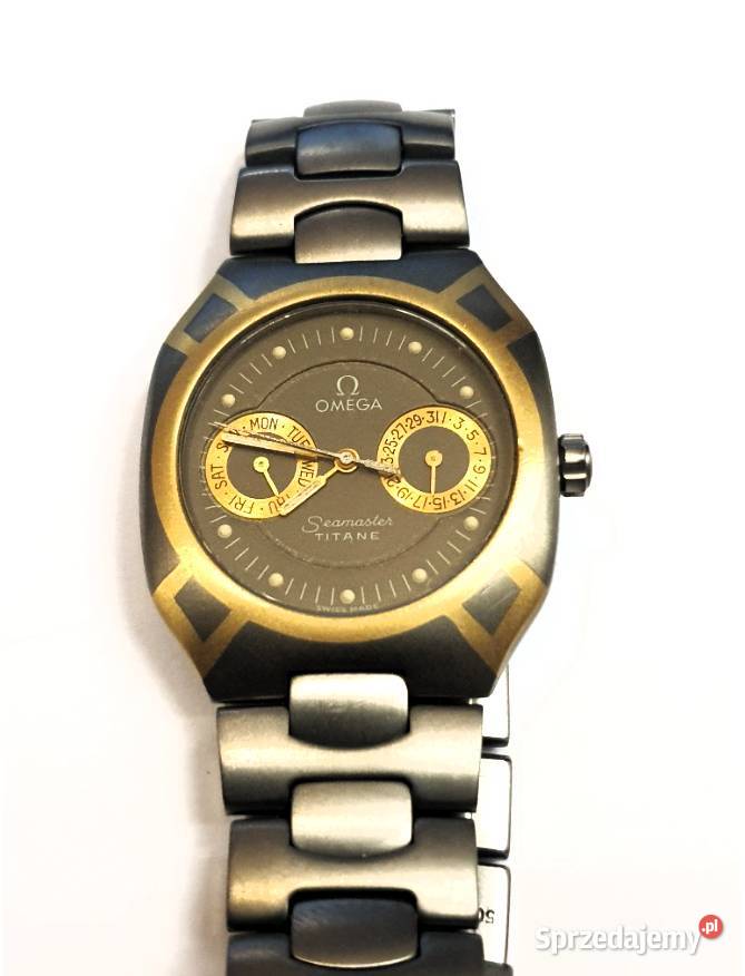 TytanowoZłoty 18k ZegarekOmega Seamaster Poraj