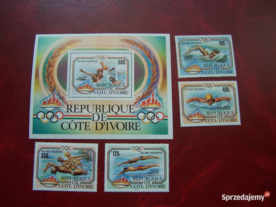 Wybrz Kości Słoniowej 1984 MNH Olimpiada Los Filatelistyka Tychy