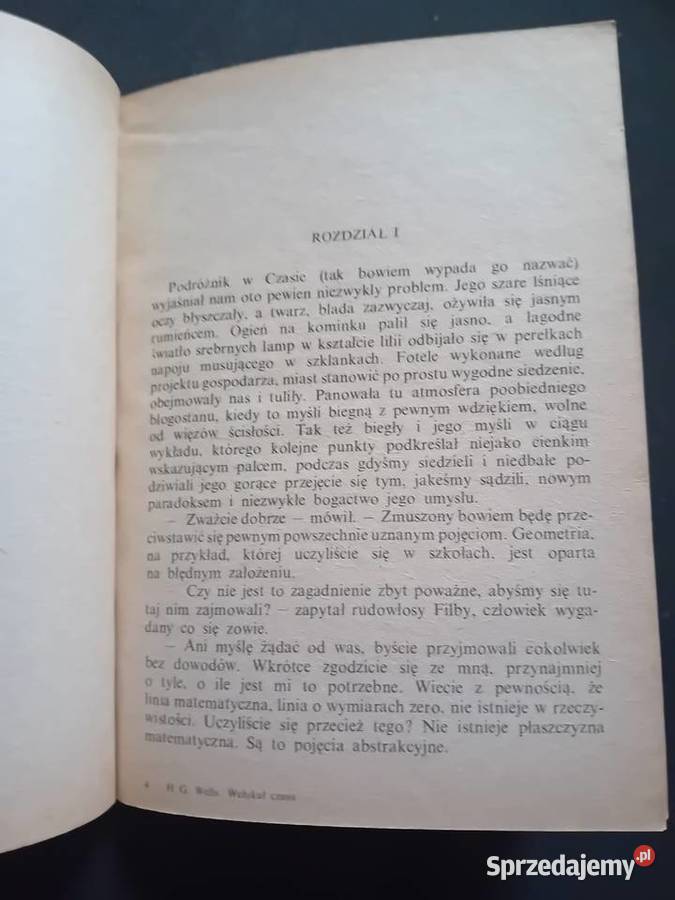 Herbert G Wells Wehikuł czasu Ossolineum 1985 r Koźminek
