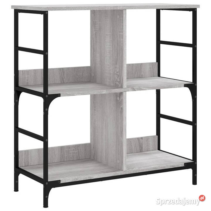 Regał na książki szary dąb sonoma 785x33x82 mazowieckie Warszawa