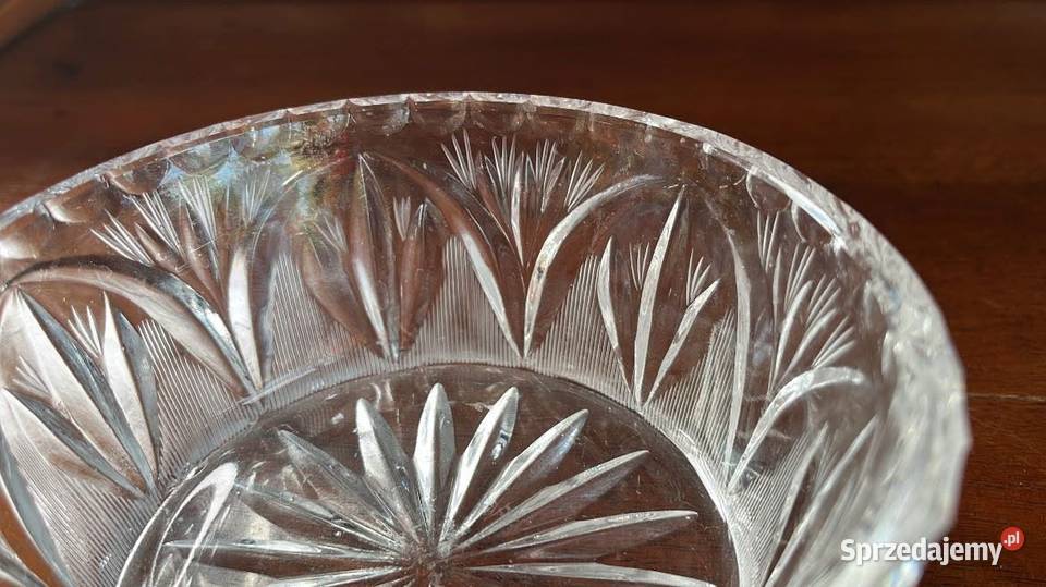 Kryształowa miseczka do deserów słodyczy dipów Gdańsk