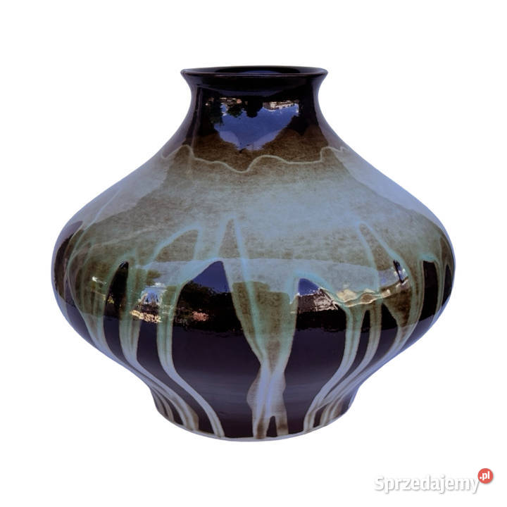 Ceramiczny wazon fat lava Keramika Kravsko mazowieckie