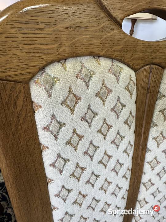 Rozkładany stół dębowy z dwoma wkładkami i Ełk