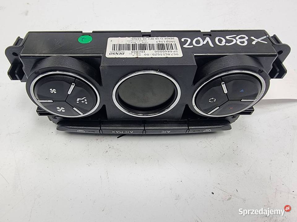 PANEL KLIMATYZACJI CITROEN C ELYSEE 96746550ZD