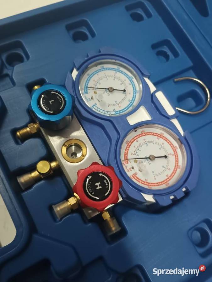 Manometry chłodnicze R32 R410a z wężami Pabianice