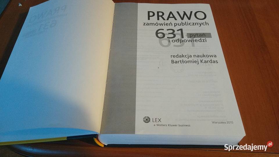 Prawo zamówień publicznych 631 pytań i Gdańsk