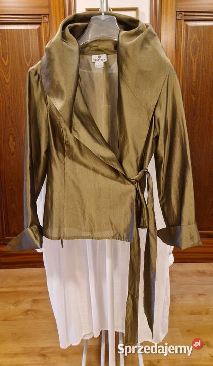 Damska efektowna NARZUTKAKOSZULA Deni Cler 42 Marynarki i żakiety Lublin